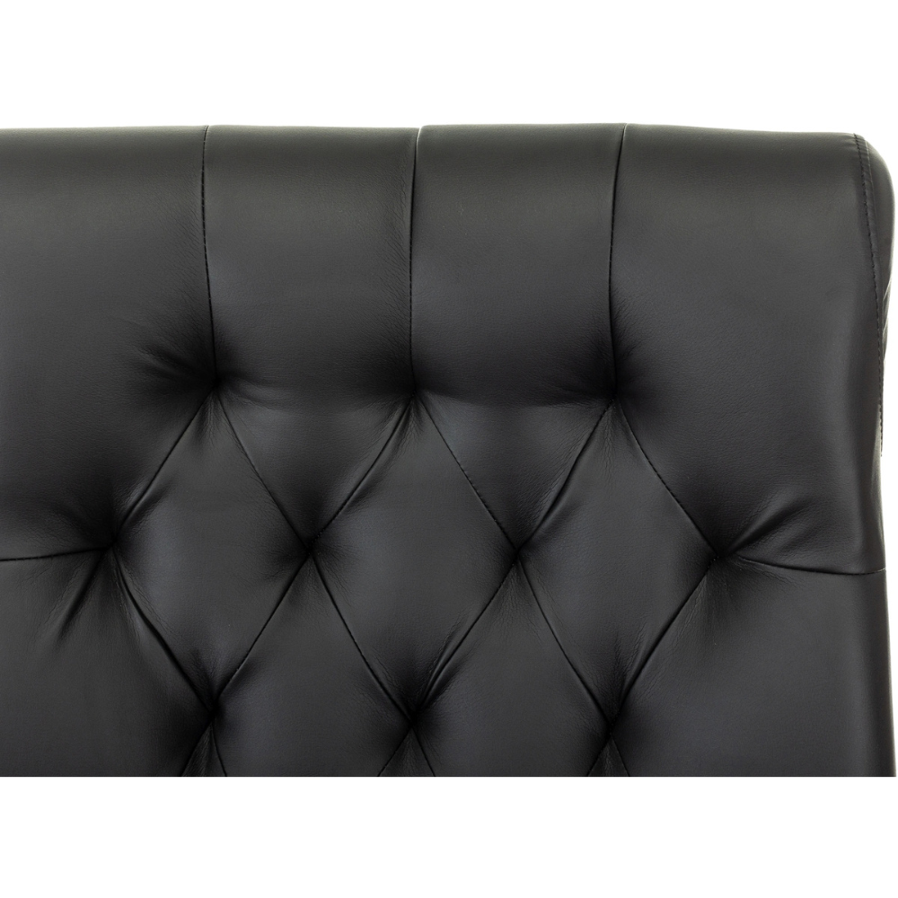 Кресло Бюрократ T-9928WALNUT-CF, натуральная кожа, черный, каркас дерево - 10