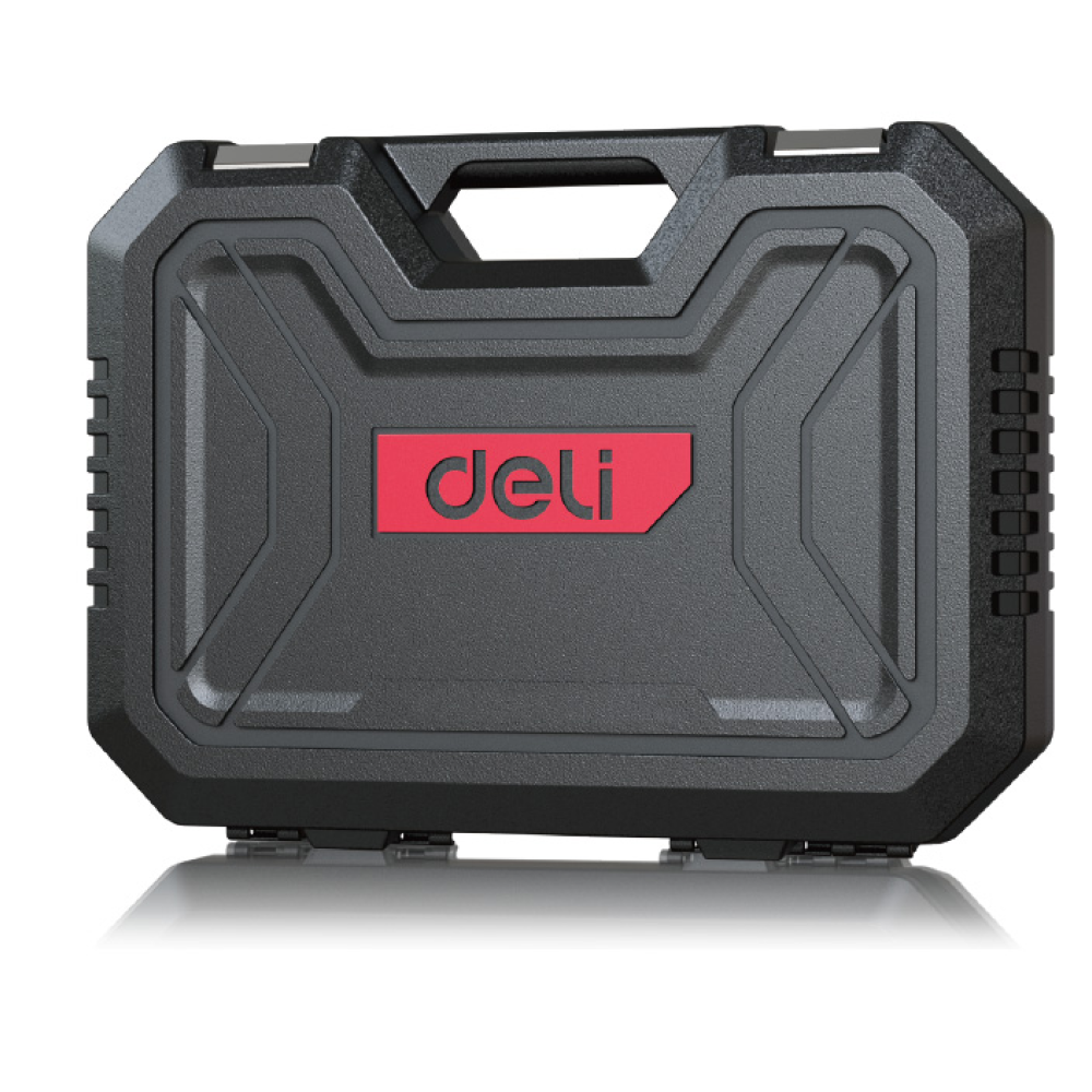 Набор инструмента 1/4", 3/8", 1/2" Deli RS EDQ45216, 216 предметов - 4