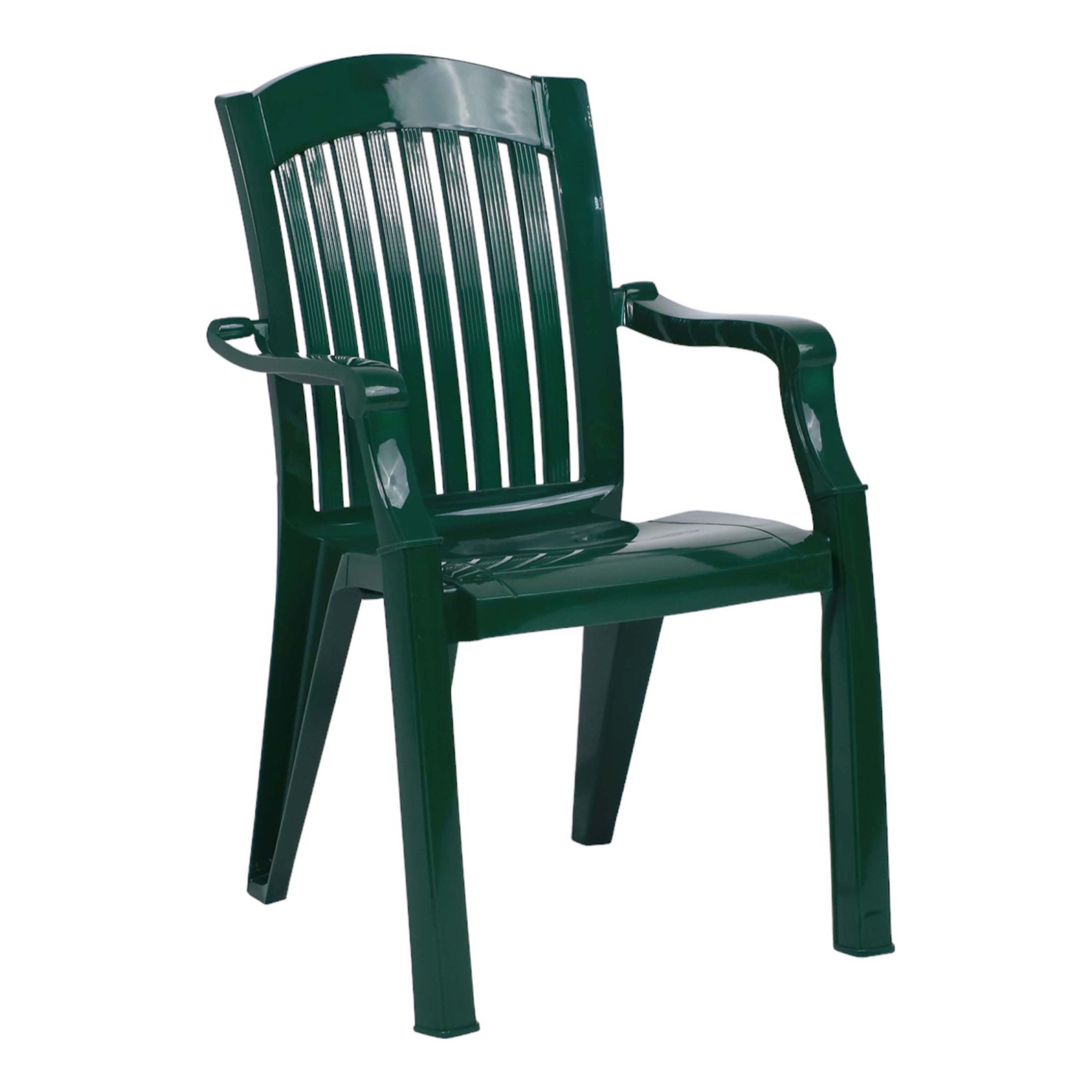 Кресло садовое №7 "Премиум-1 "2", пластик, темно-зеленый