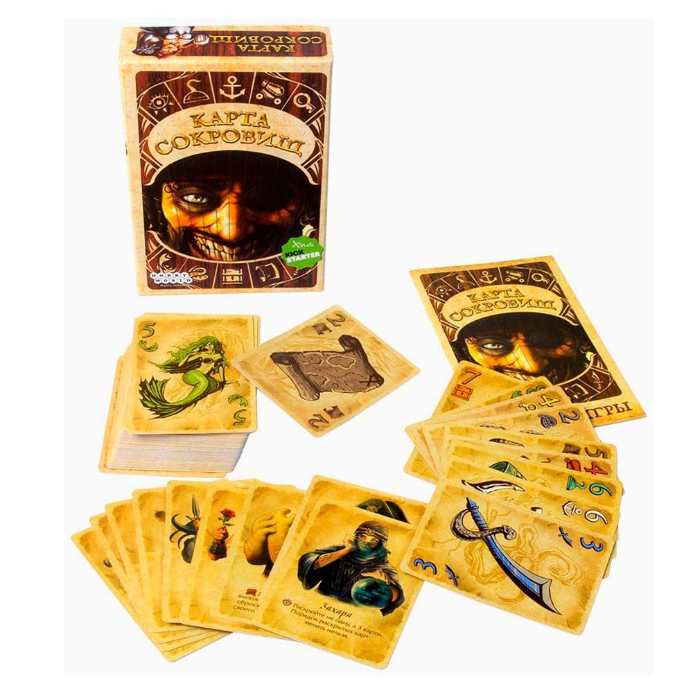 Игра настольная "Карта Сокровищ"