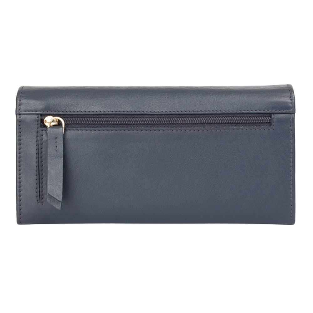 Кошелек "Monaco Navy", кожа, темно-синий - 5