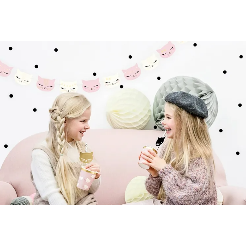 Гирлянда бумажная "Котики", 1,4 м, ассорти - 3