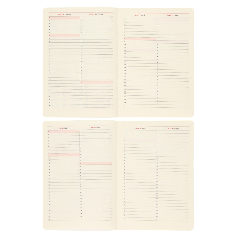 Ежедневник недатированный "FIORENZO Note Book", A5, 168 страниц, черный - 6