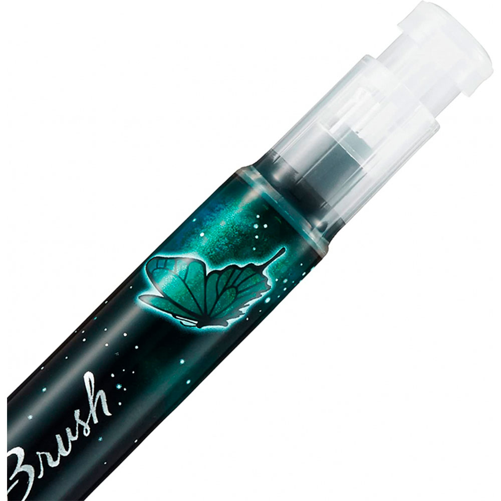 Маркер-кисть "Dual Metallic Brush", зеленый металлик - 3