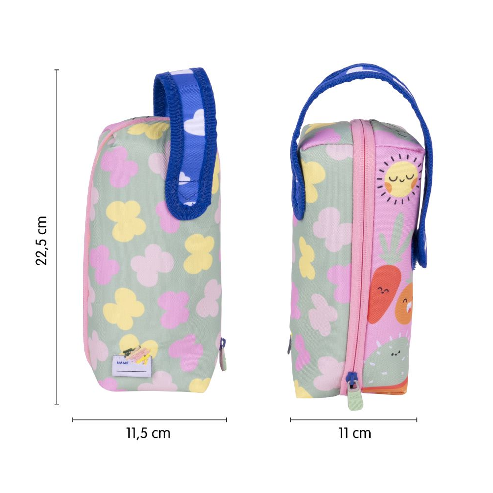 Пенал "Green & Grow" 1 отделение, с наполнением - 4