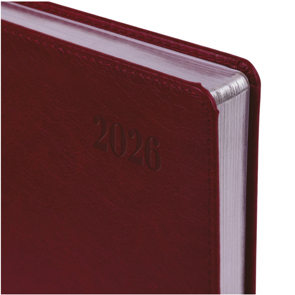 Ежедневник датированный "Impression", А5, 336 страниц, бордовый, 2026