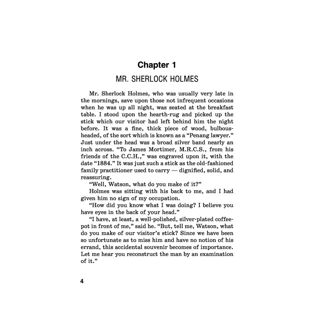 Книга на английском языке "Билингва. Собака Баскервилей. The Hound of the Baskervilles",  Артур Конан Дойл