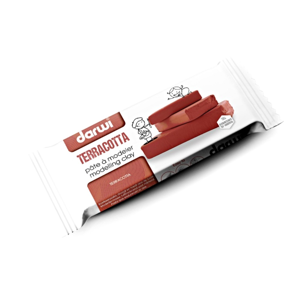 Паста для моделирования "DARWI", 500 г, терракотовый