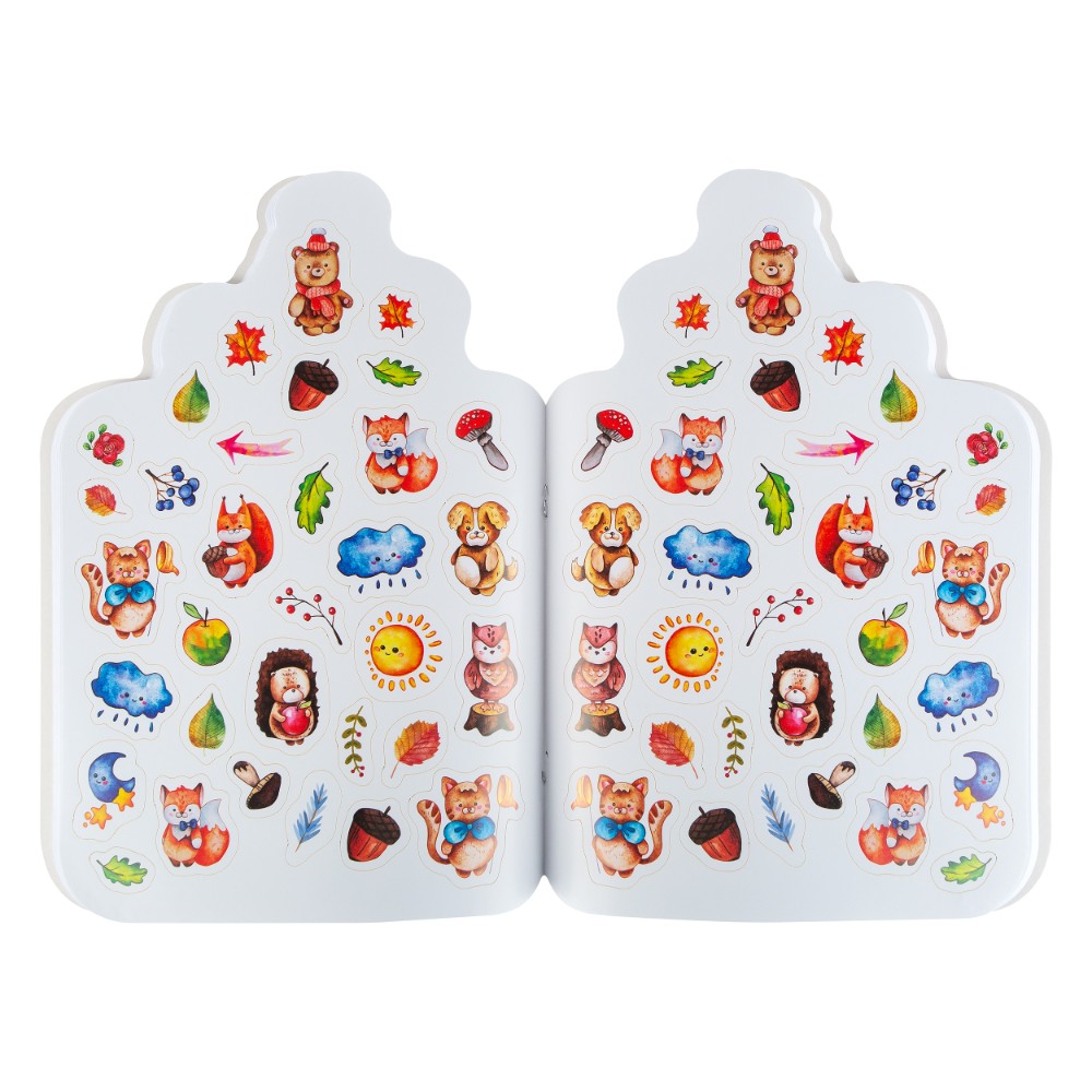 Альбом для рисования "Цветик. Мишка" с наклейками, 276х195 мм, 32 листа - 5