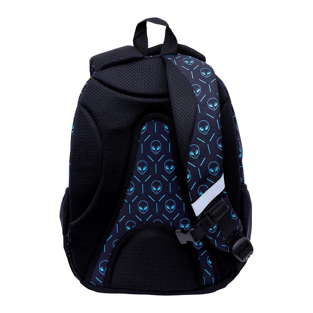Рюкзак школьный "Neon Ufo", черный  - 5