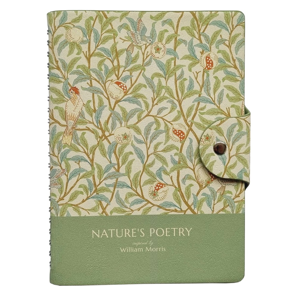 Блокнот "Poesy", А5, 96 листов, в клетку, зеленый