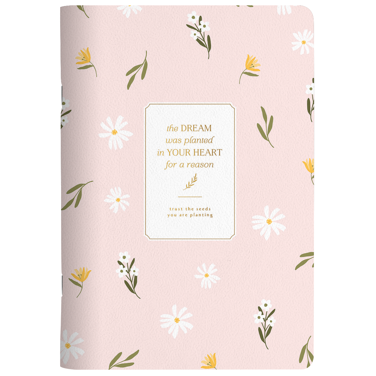 Тетрадь А5 48 л., клет. "April" скоба сбоку, гибк. обл., мат. ламинация, розовый