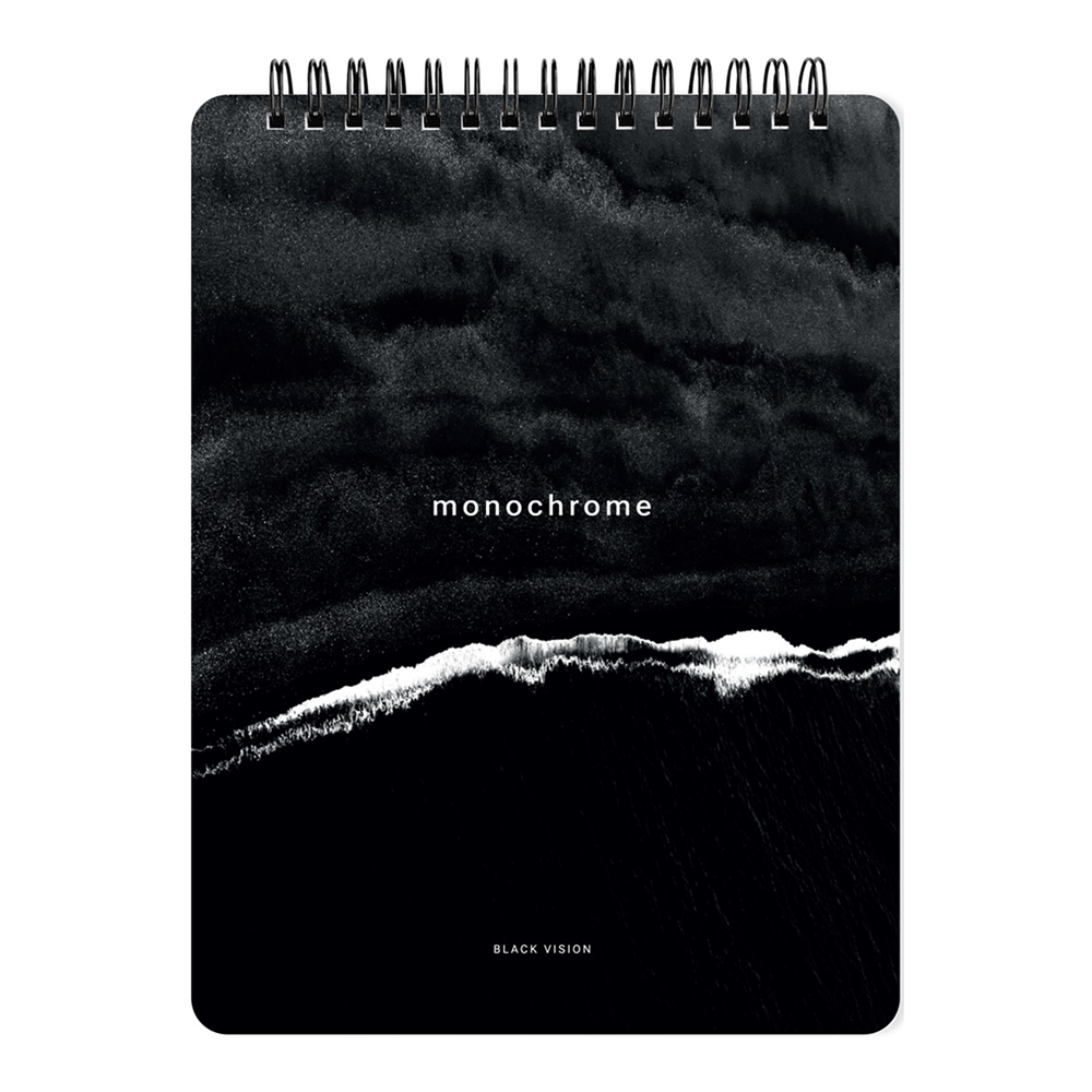 Блокнот "Dune прилив", А5, 50 листов, в клетку, черный