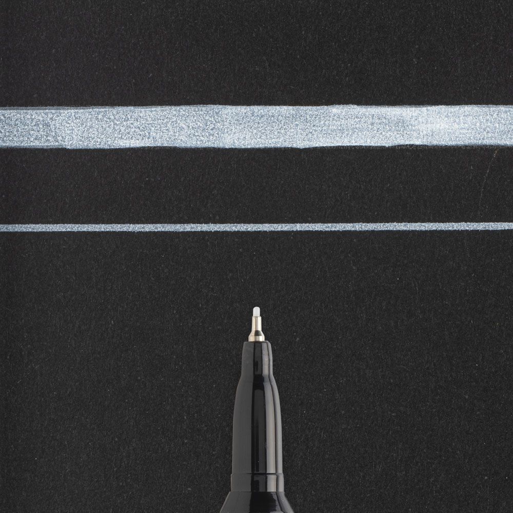 Маркер перманентный "Pen-Touch", EF, белый