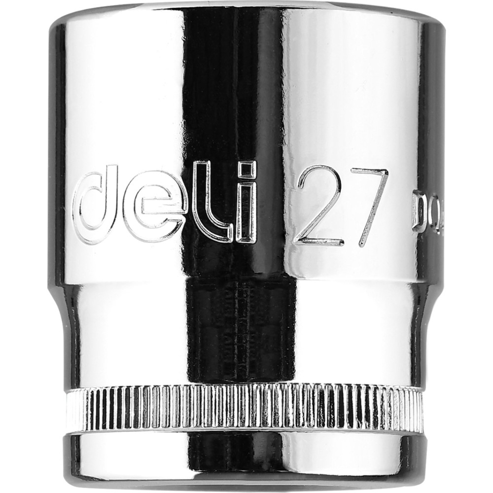 Головка торцевая шестигранная Deli YS EDQ4027 1/2", 27 мм, серебристый