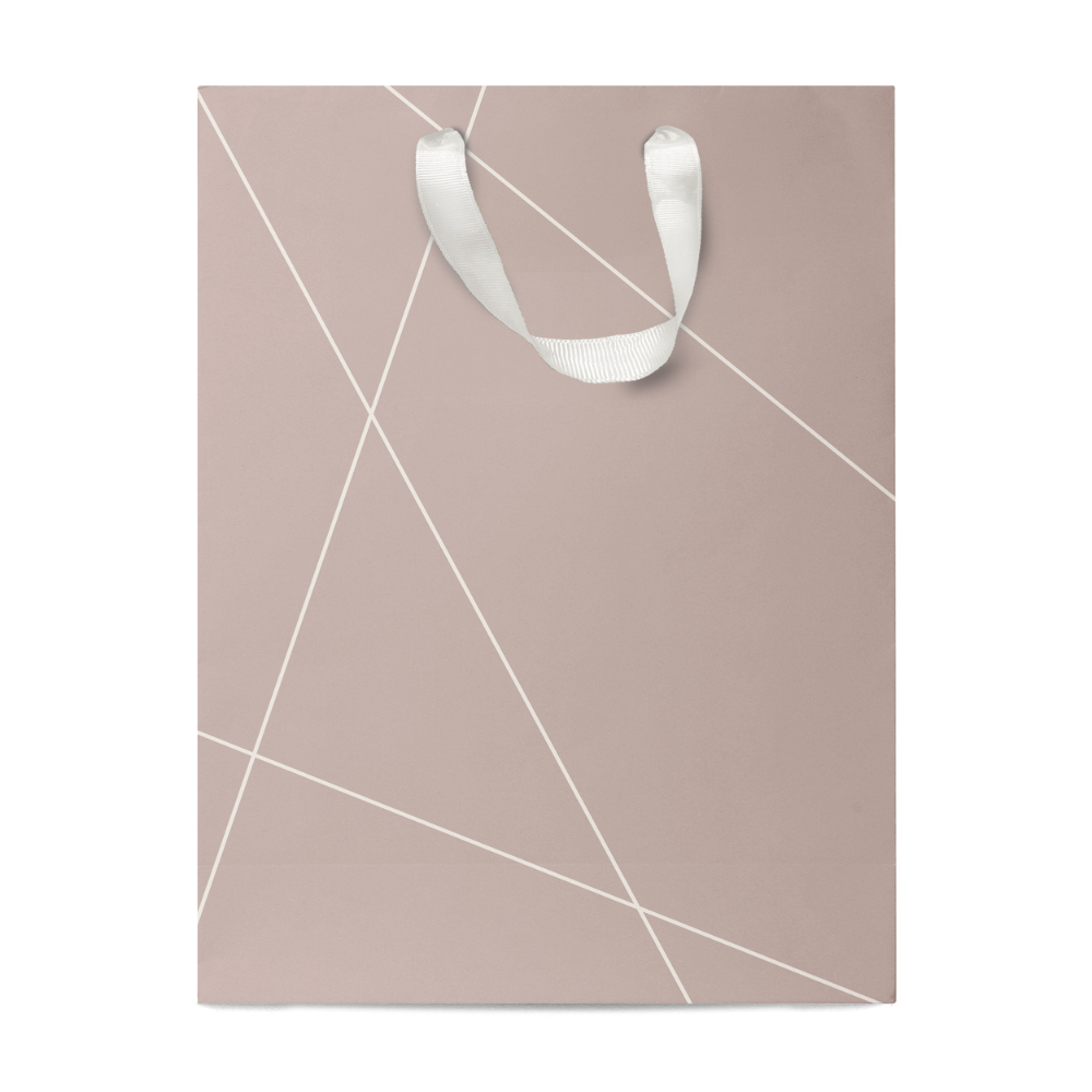 Пакет бумажный подарочный "Country", 14х19х9 см, ассорти