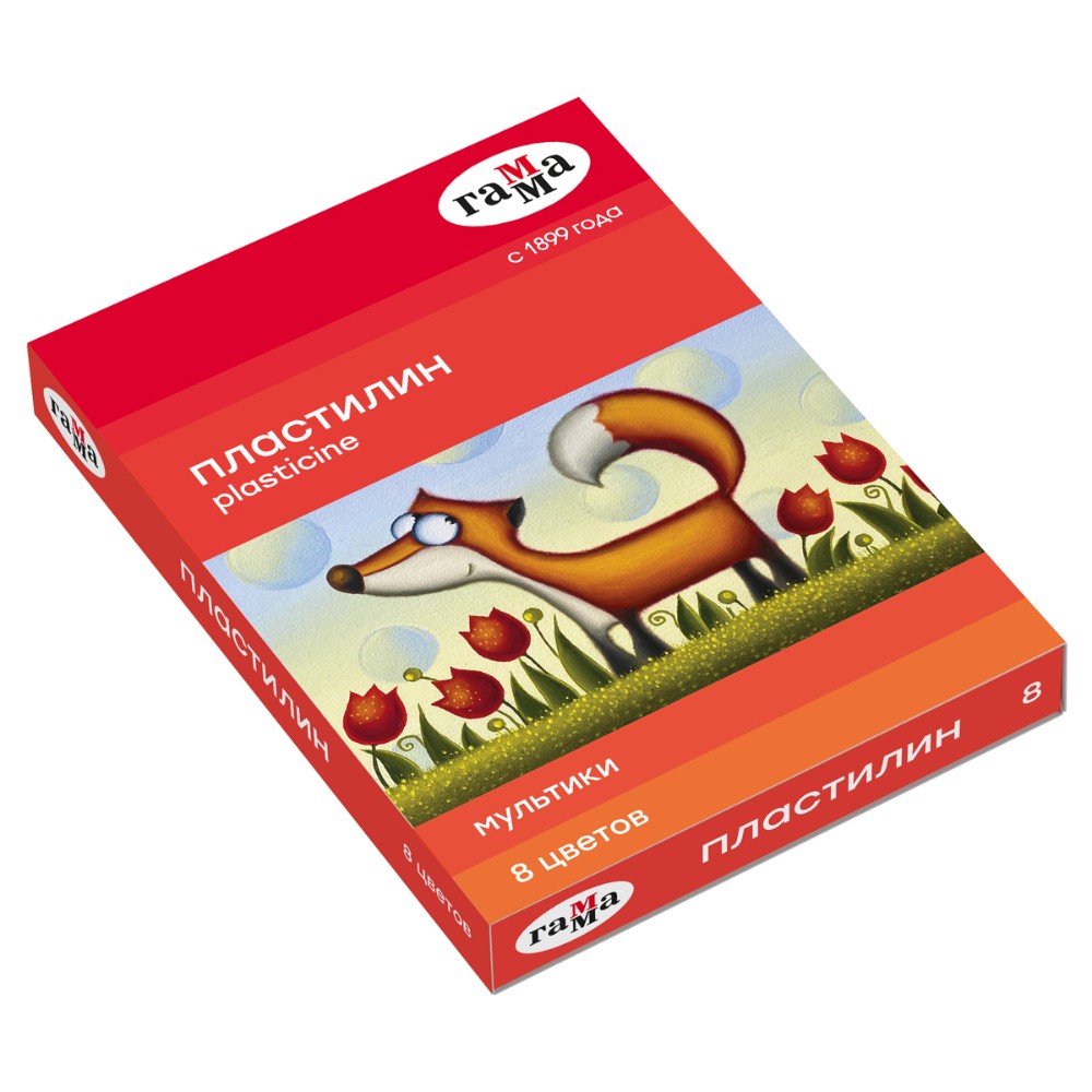 Пластилин "МУЛЬТИКИ", 8 цветов