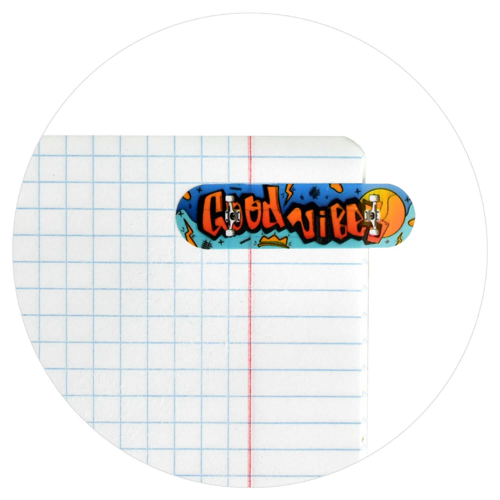 Закладка для книг "Скейт", 125 шт, разноцветный - 3