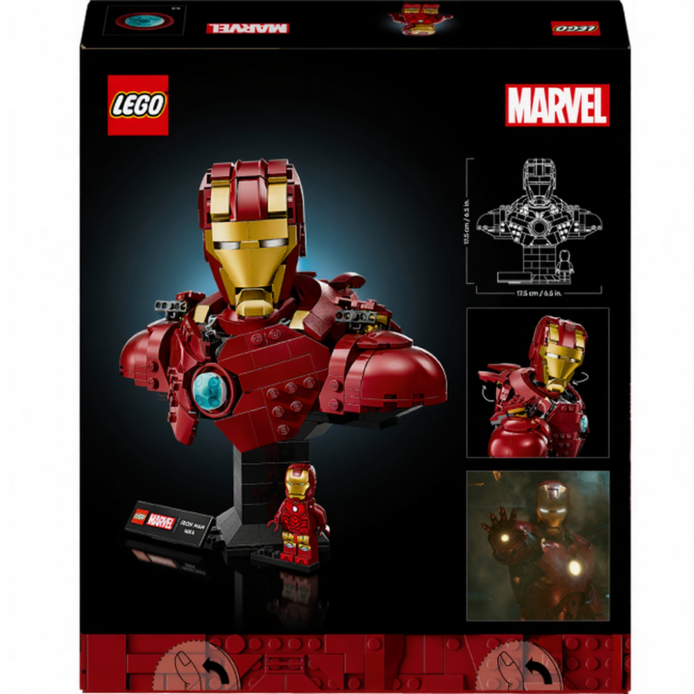 Конструктор "Lego", "Бюст железного человека MK4" - 3
