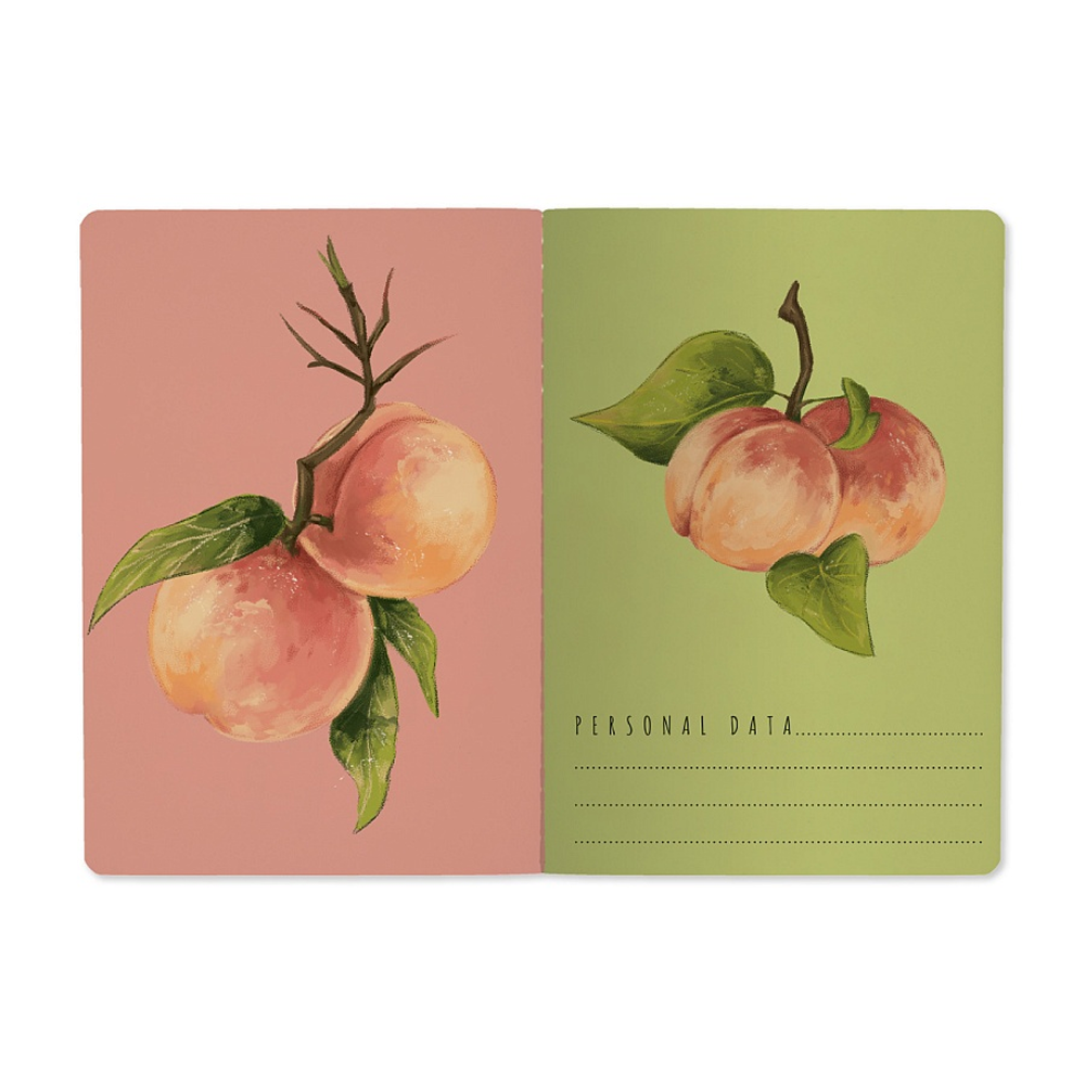 Тетрадь "Flora. Paradise. Персики", A5, 40 листов, клетка, розовый - 3