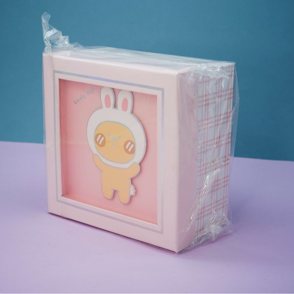 Коробка подарочная "Bunny hat", 17х17х8 см - 3