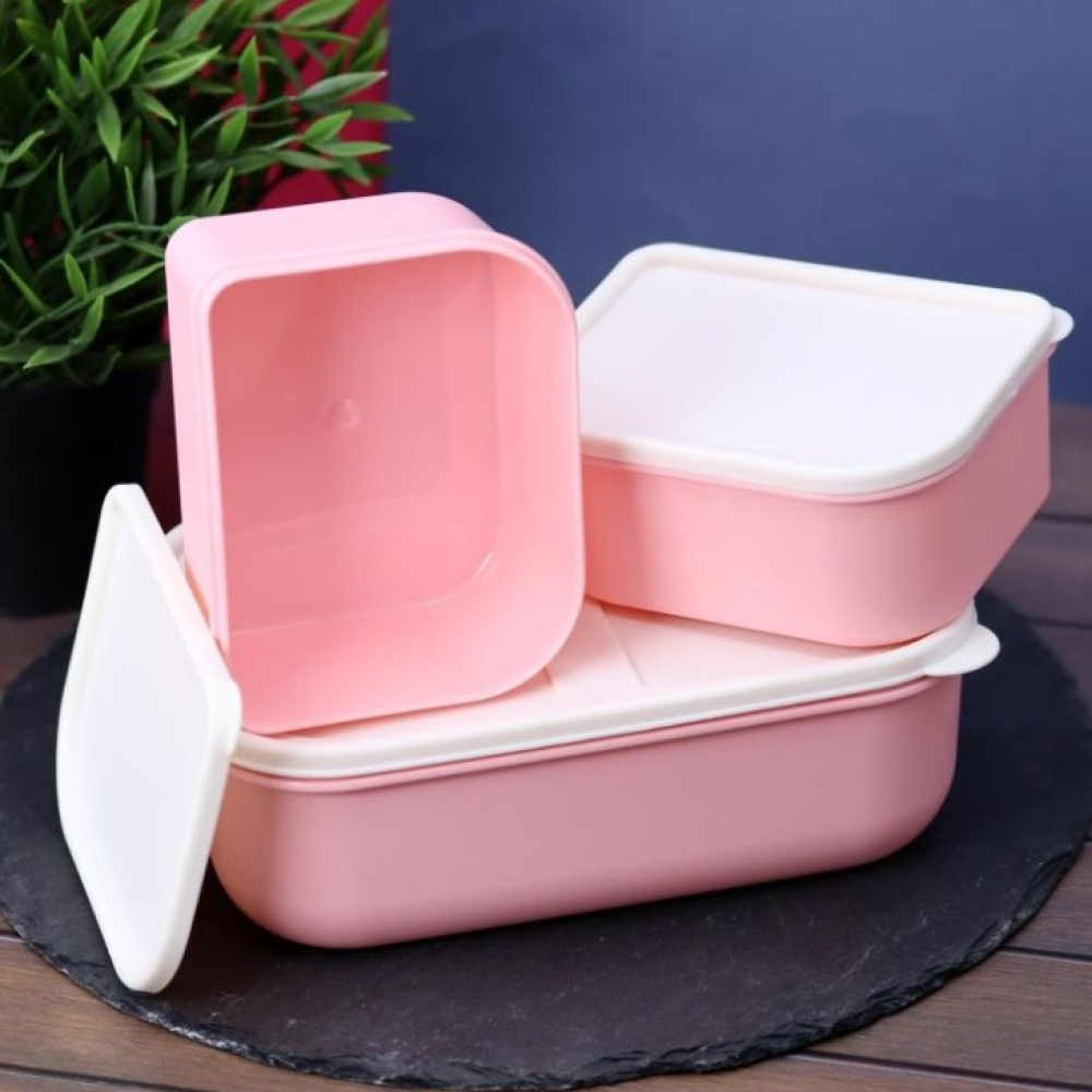Контейнер д/еды "I love Peach", розовый - 4