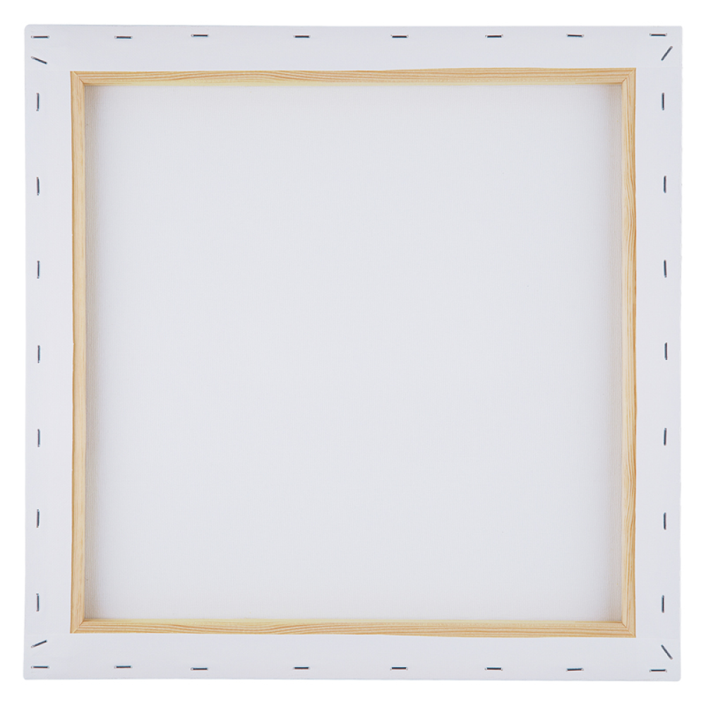 Холст на подрамнике "Студия", 40x40 см, хлопок, мелкое зерно - 4