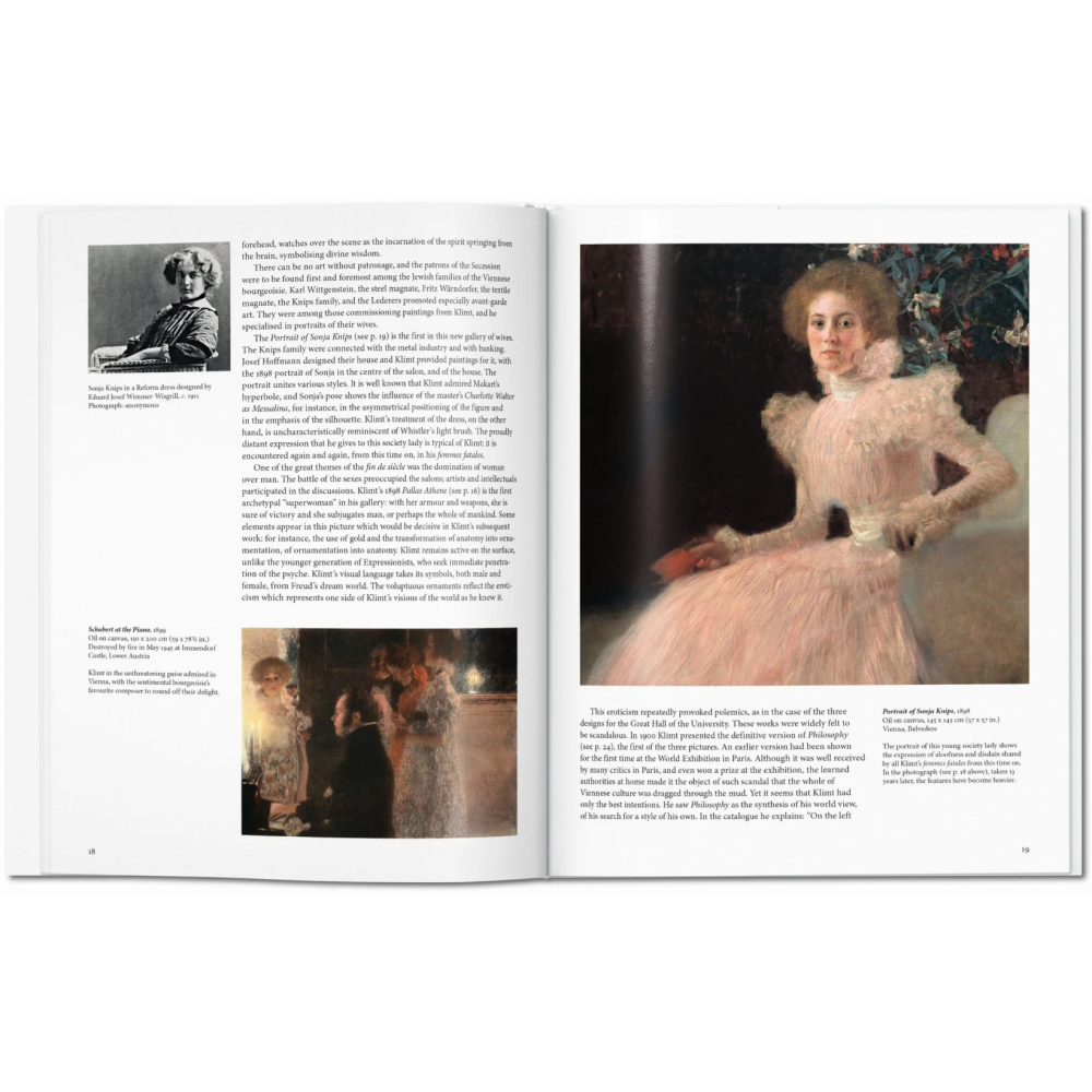 Книга на английском языке "Basic Art. Klimt" 