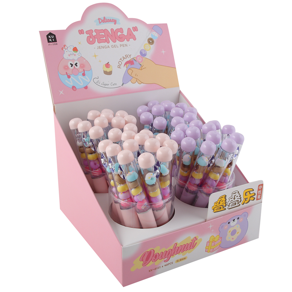 Ручка гелевая "Makaroons", 0.5 мм, ассорти, стерж. синий