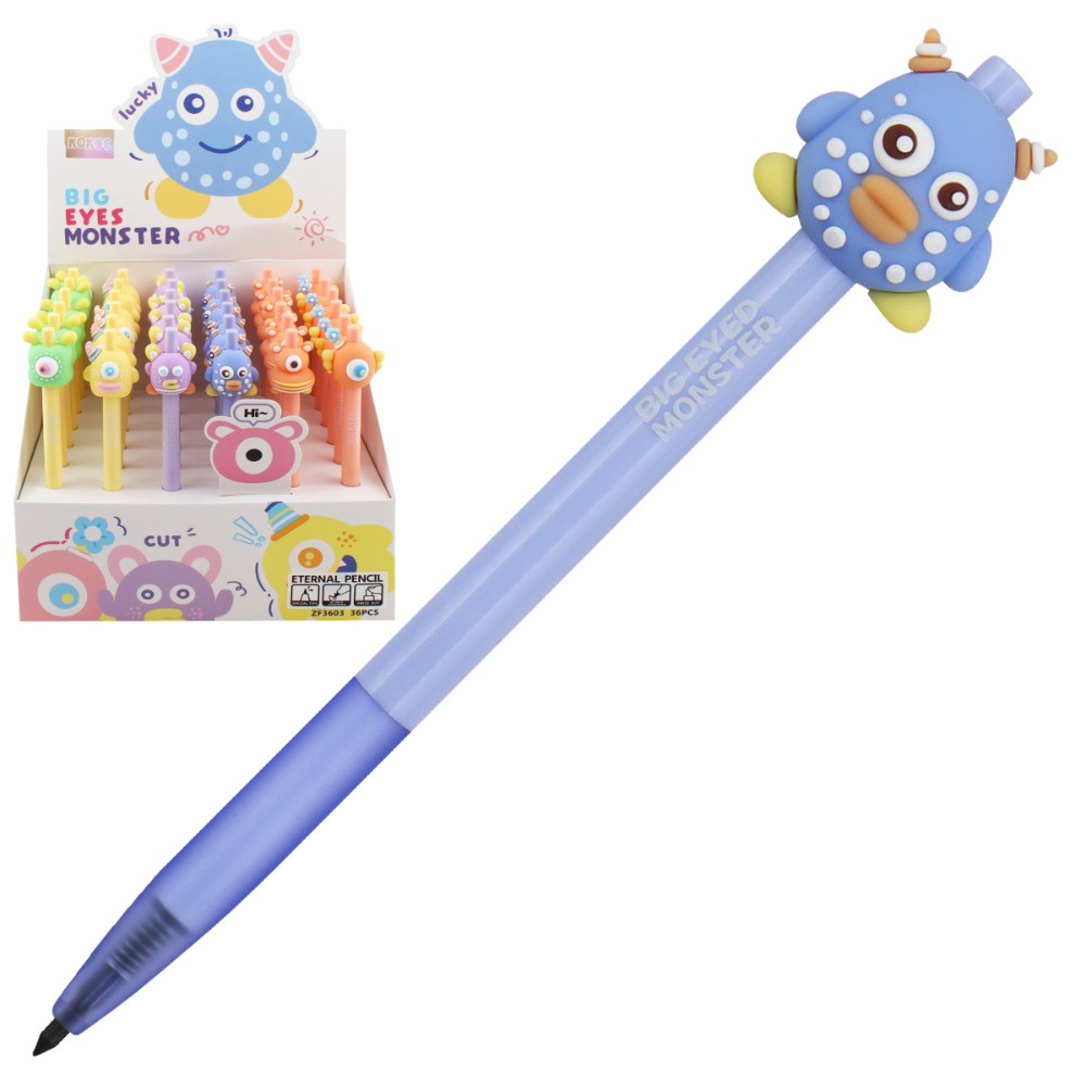 Карандаш автоматический "Монстрик" 2,0 мм, HB, ассорти