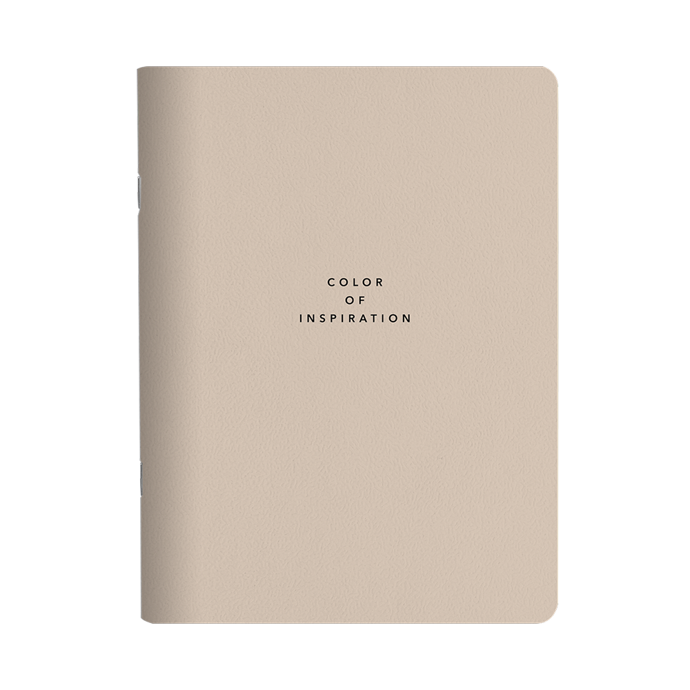 Тетрадь "Block", A5+, 48 листов, клетка, скоба сбоку, бежевый