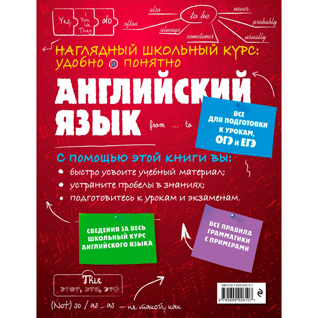 Книга "Наглядный школьный курс. Английский язык", Анна Логвина