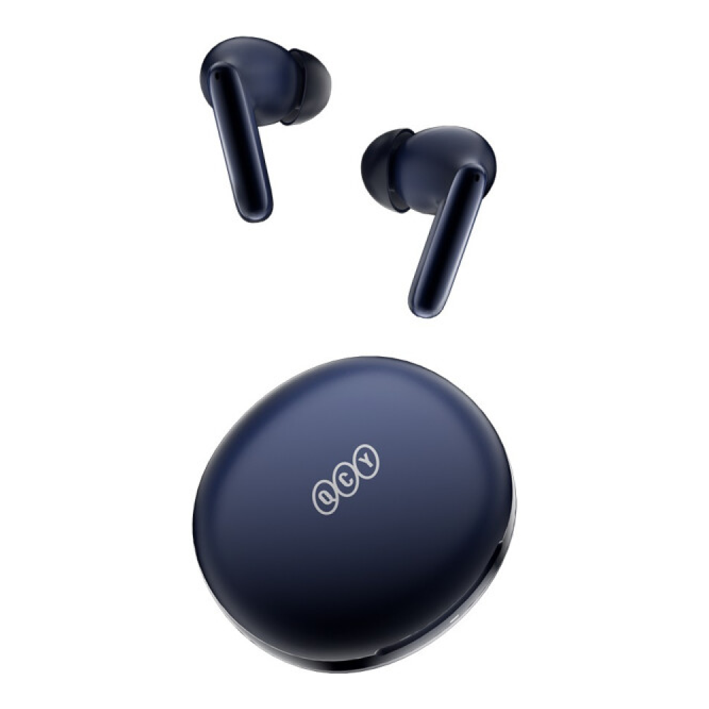 Наушники беспроводные QCY T13 ANC 2, синие