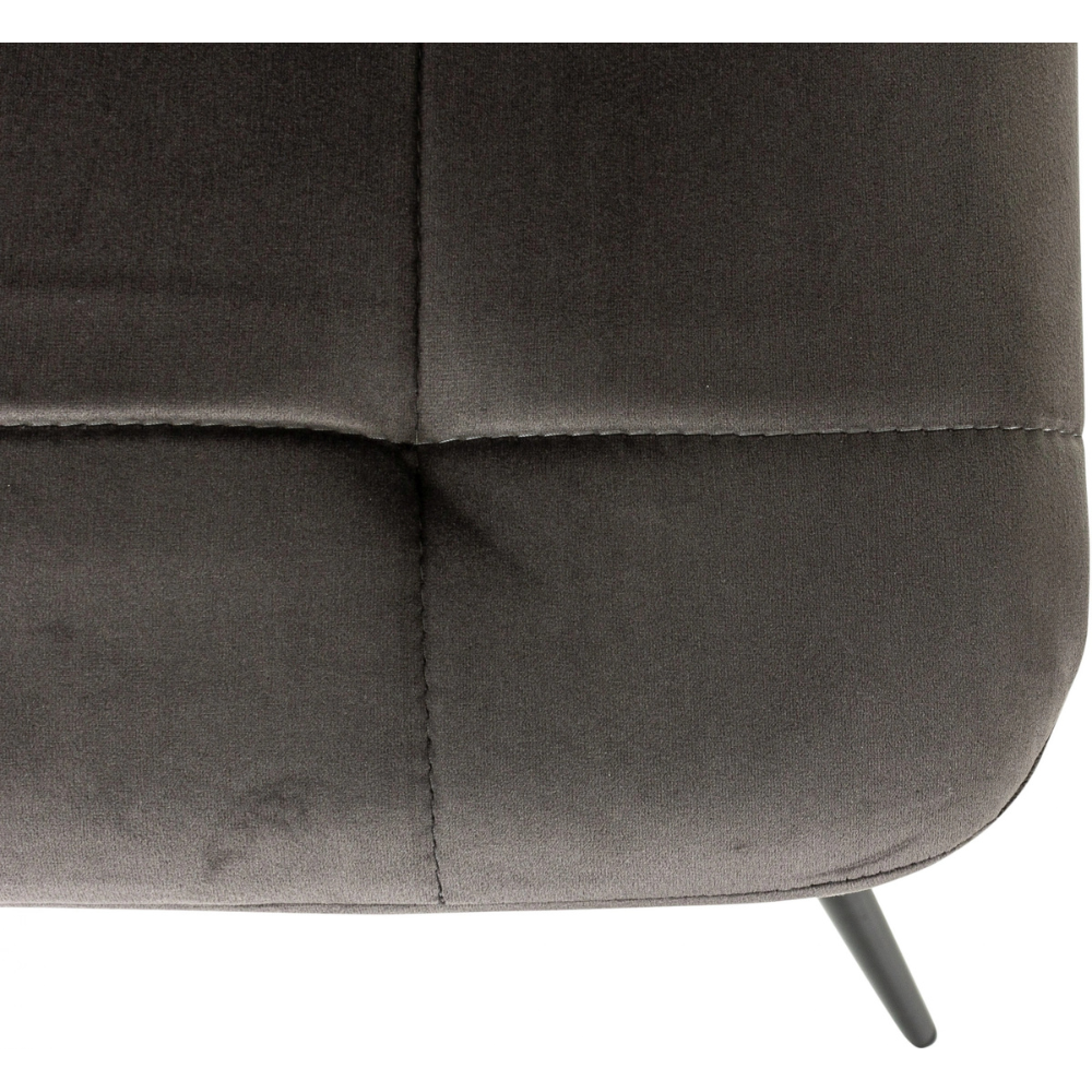 Стул Бюрократ "CH-K1", ткань, тёмно-серый, металл - 10