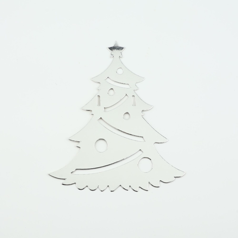 Гирлянда бумажная "Новогодняя", серебристый - 12