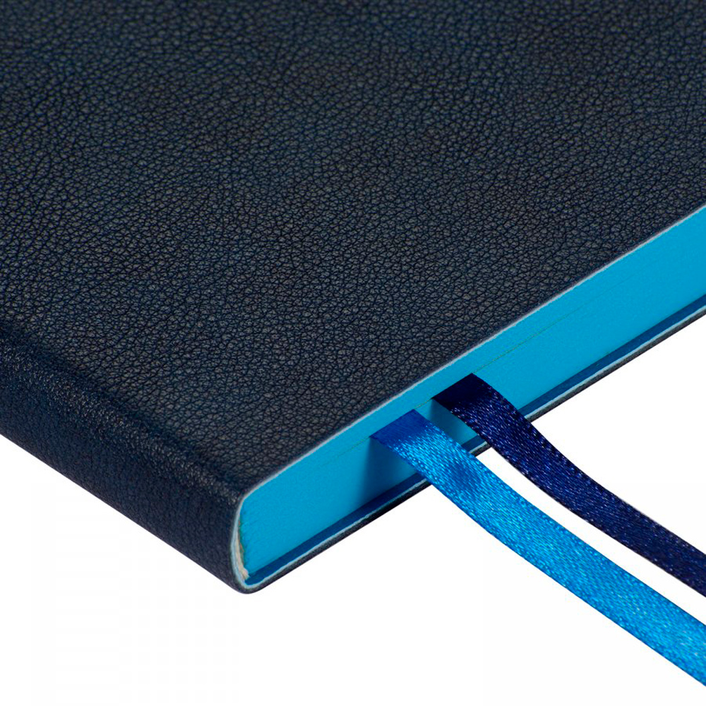 Ежедневник недатированный "Boston", A5, 272 страницы, темно-синий - 6