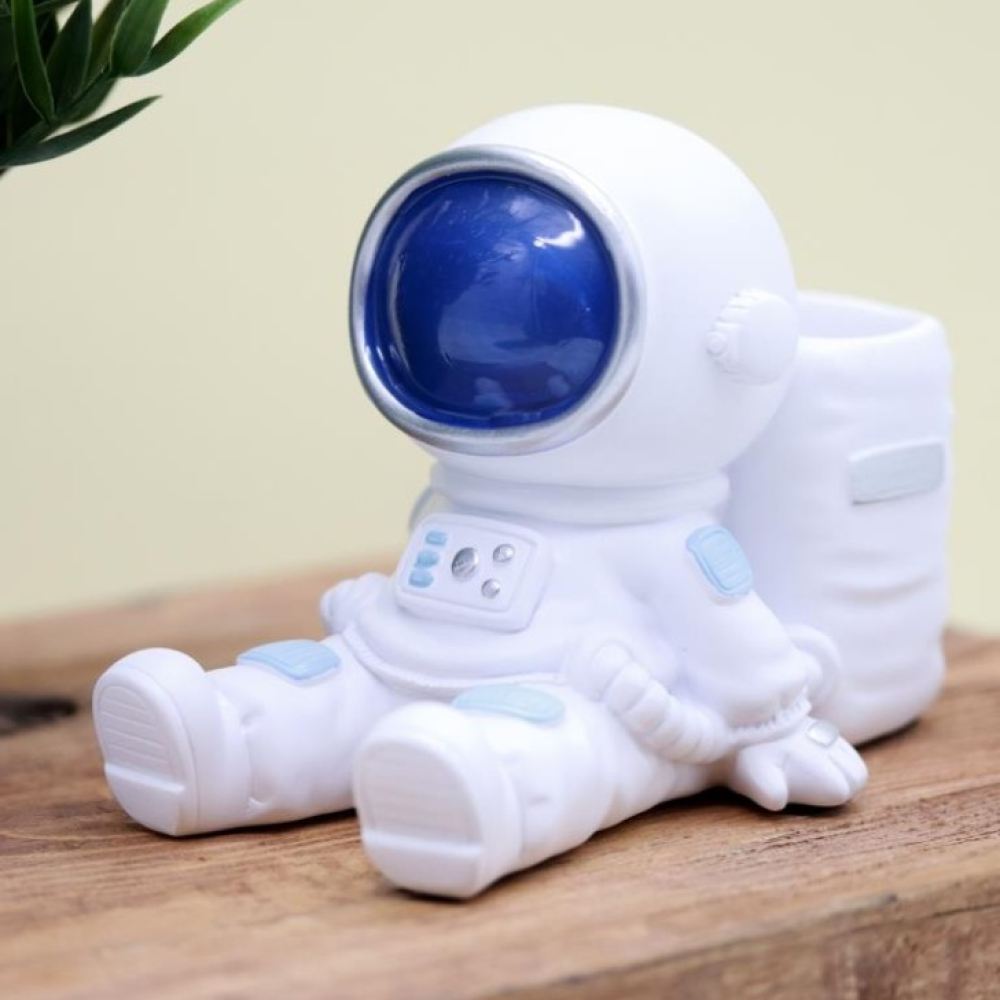 Подставка для канцелярских мелочей "Astronaut", 90х95х125 мм, белый