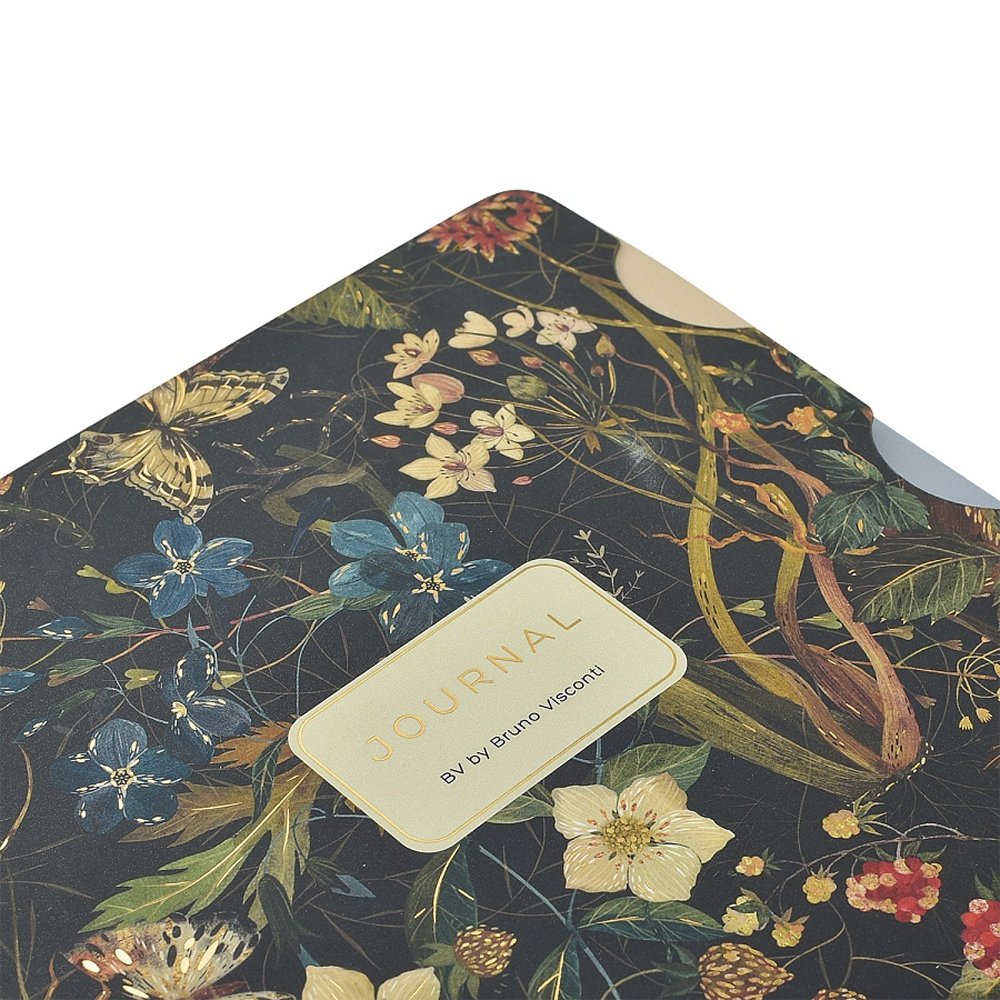 Книга записная "Flora. Лесные ягоды", В5, 120 листов, клетка, линейка, точка, черный - 4