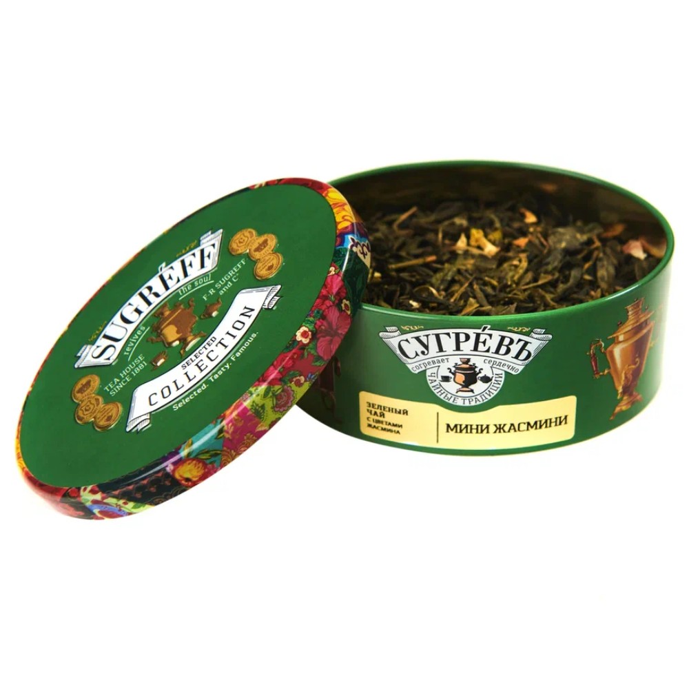 Чай "Сугревъ. Мини Жасмин", 70 г, зеленый  - 2