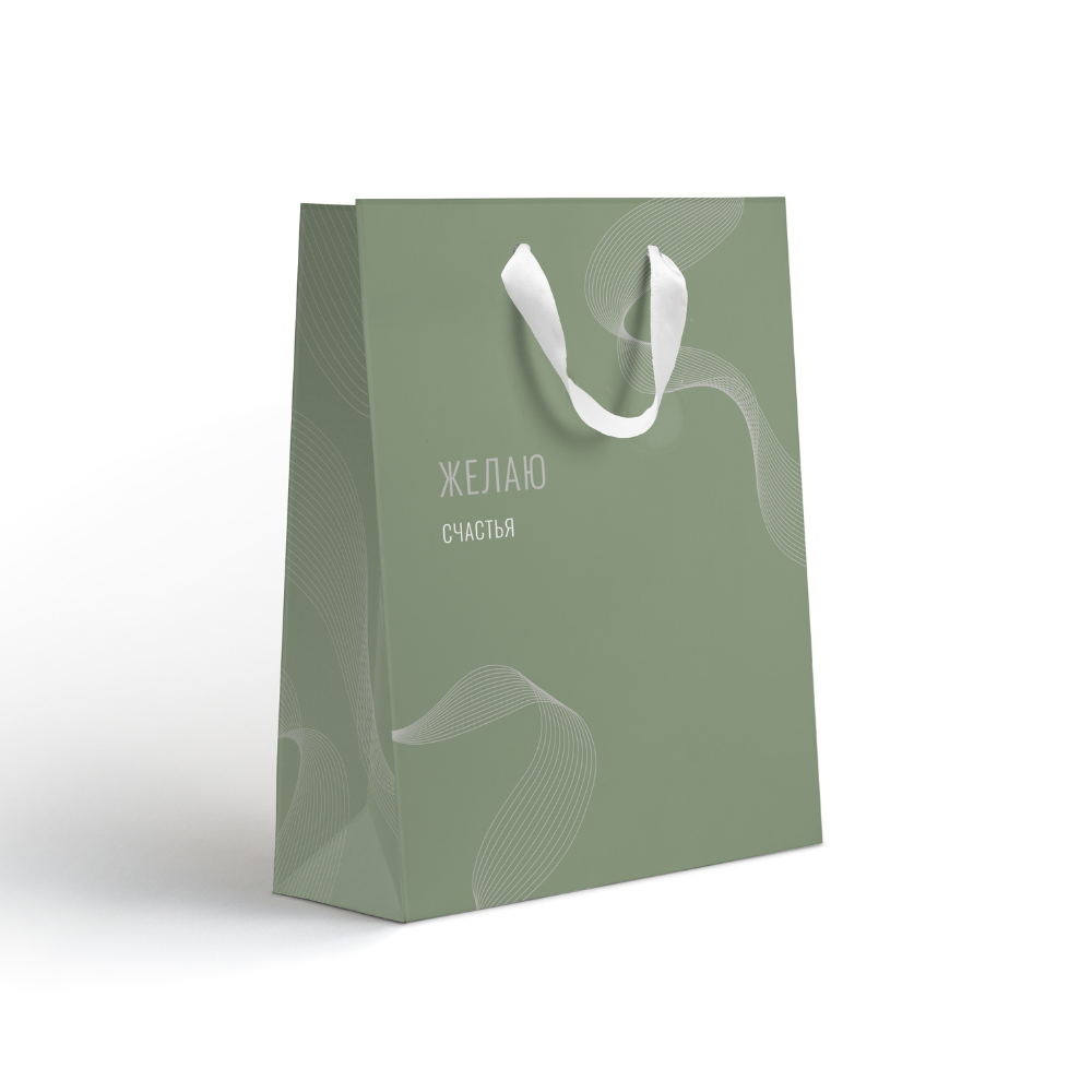 Пакет бумажный подарочный "Country LV", 25.5х31.5х11 см, ассорти