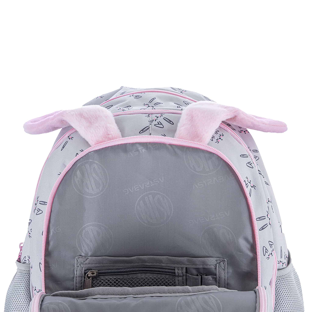 Рюкзак школьный "Honeybunny", серый, розовый - 5