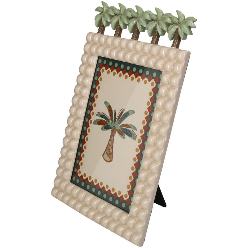 Фоторамка "Пальма", 13x18 см, бежевый