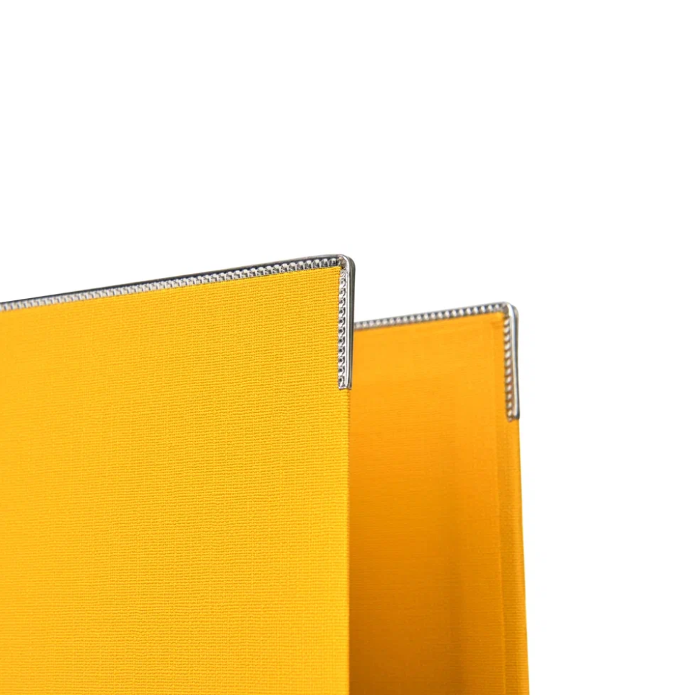 Папка-регистратор "Yesli:", А4, 75 мм, ПВХ, желтый - 4