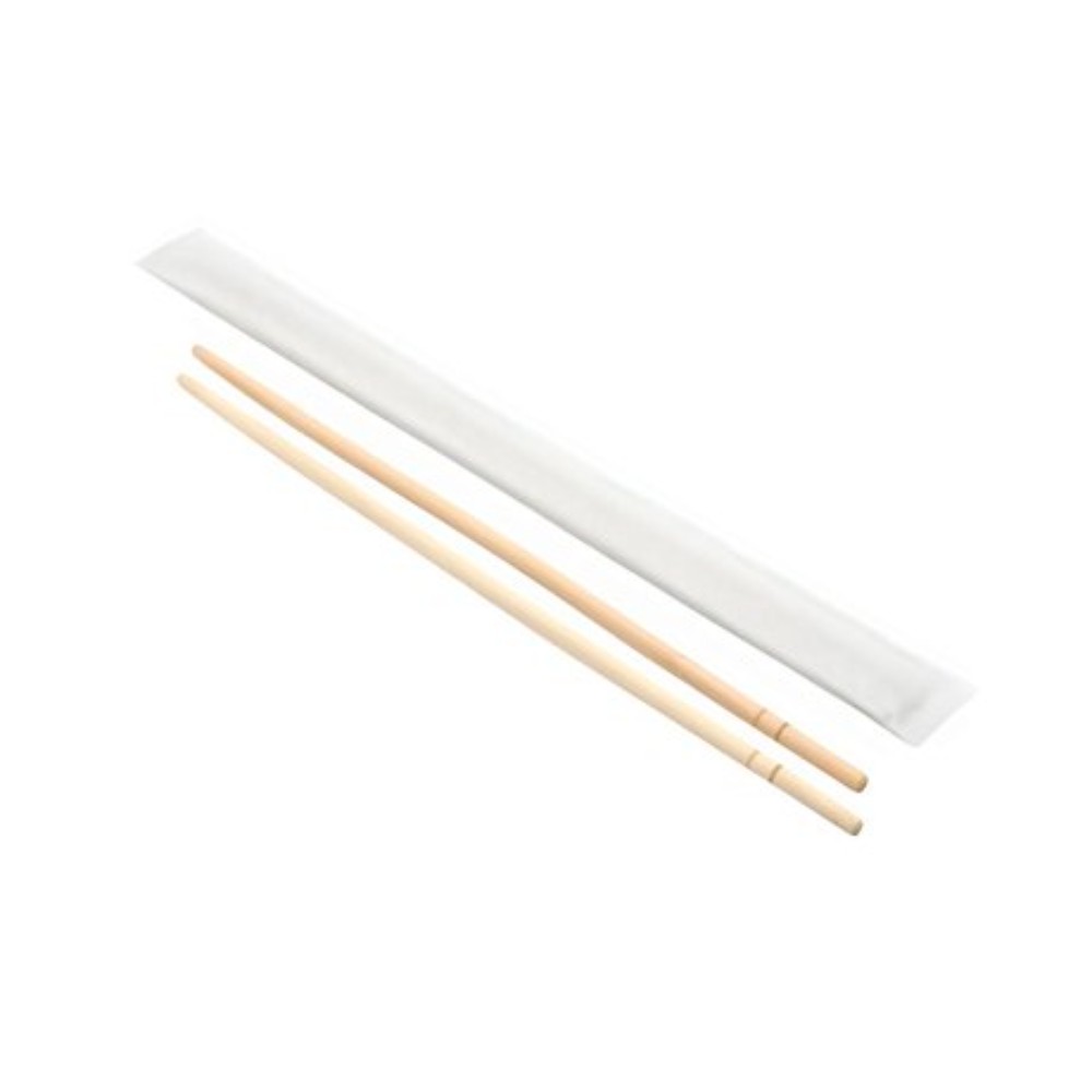 Палочки для еды 19,5 см, в индивид. упаковке, бамбук, 100 шт./упак.