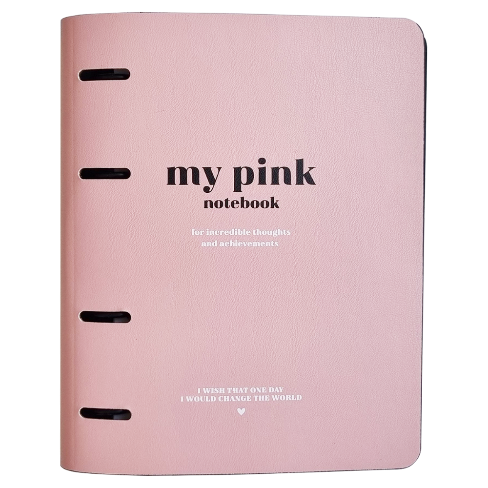 Тетрадь на кольцах "Color", B5, 120 листов, клетка, розовый