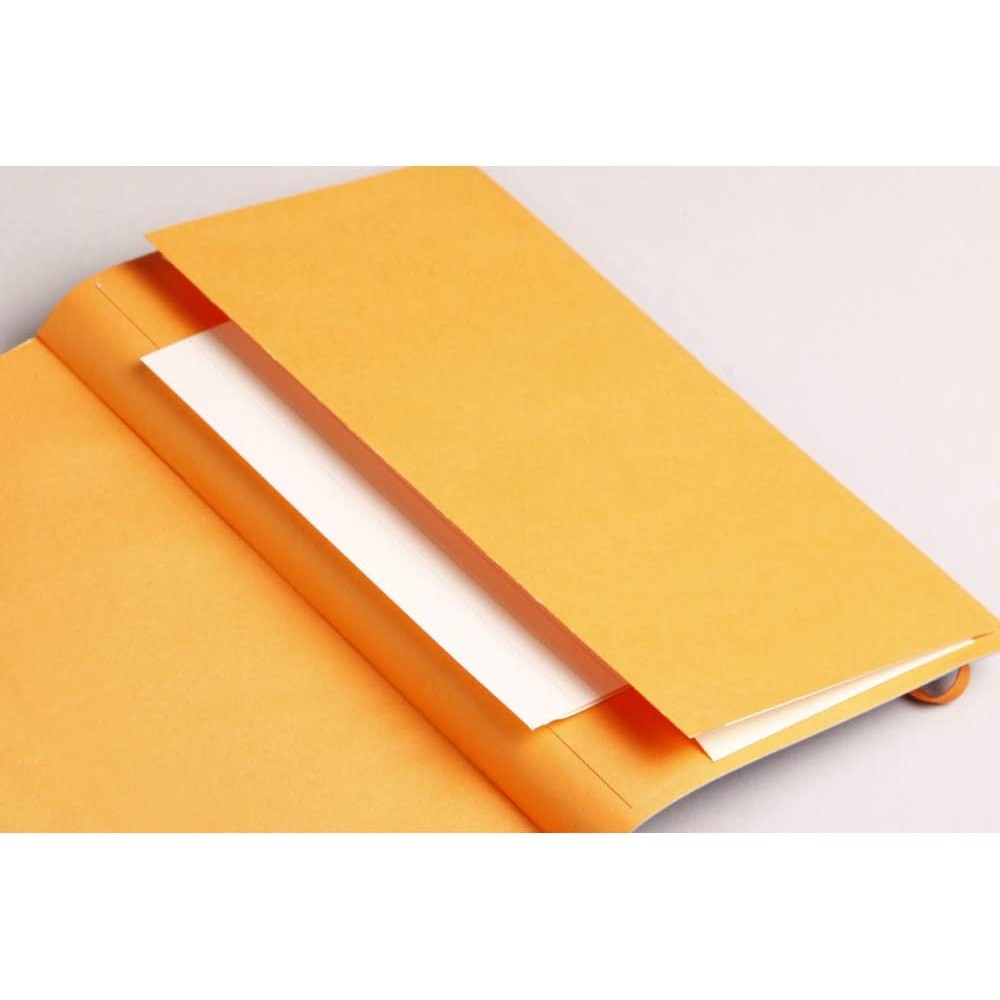 Блокнот Clairefontaine Rhodia "Rhodiarama", A5+, 80 листов, линейка, оранжевый - 3