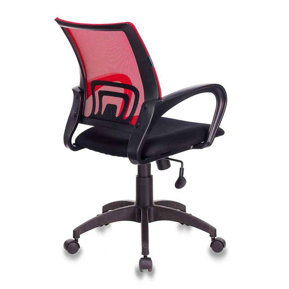 Кресло для персонала Бюрократ "CH-695N/BLACK", ткань, пластик, красный - 8