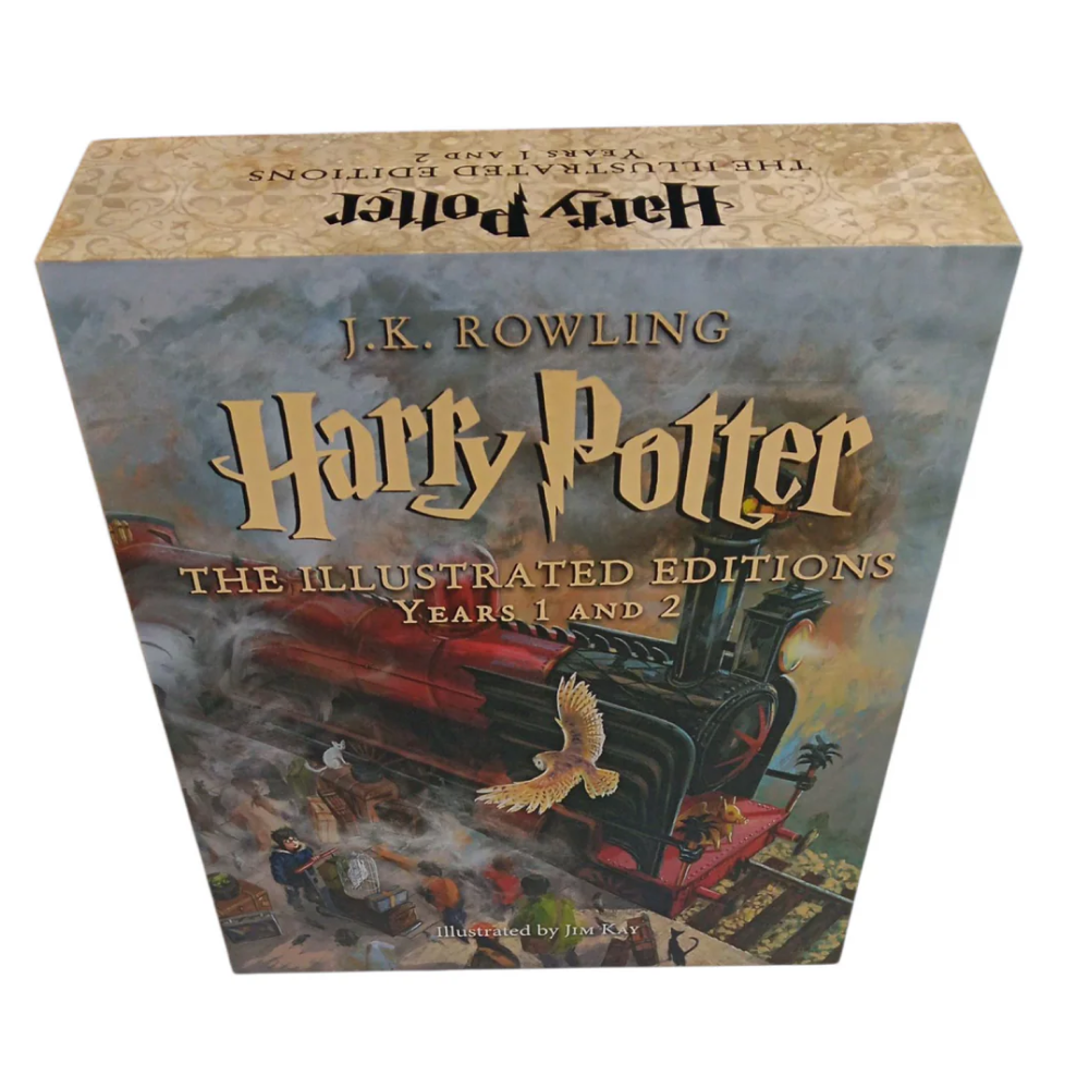 Комплект книг на английском языке "Harry Potter. The Illustrated Editions: Years 1 and 2", J.K. Rowling, Ill. Jim Kay  - 6