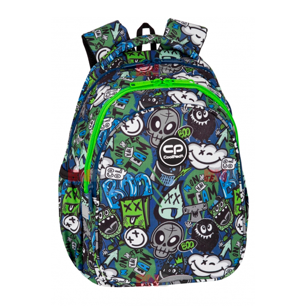 Рюкзак школьный Coolpack "Monster team", разноцветный
