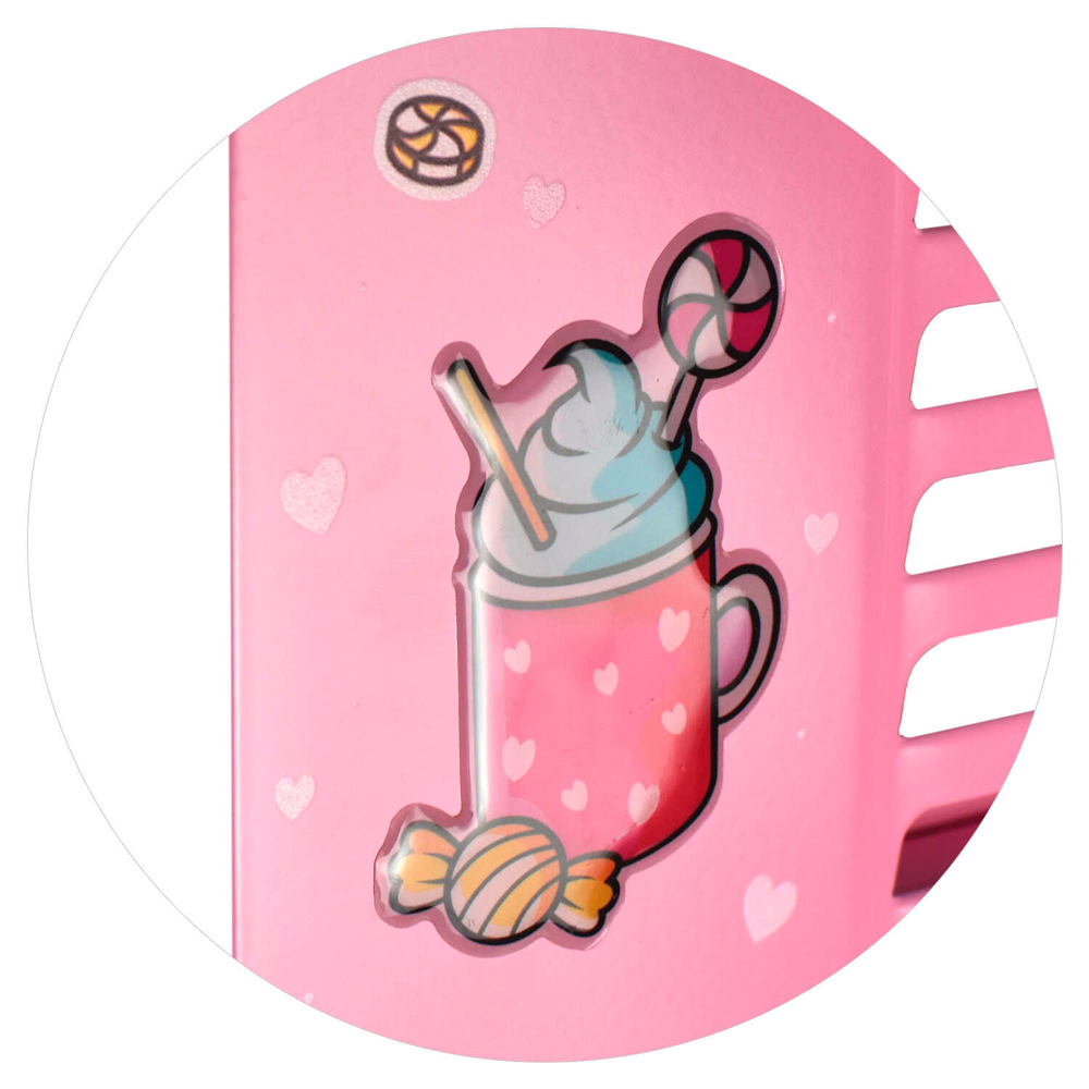 Подставка для книг "Щенок сладкоежка", розовый - 6